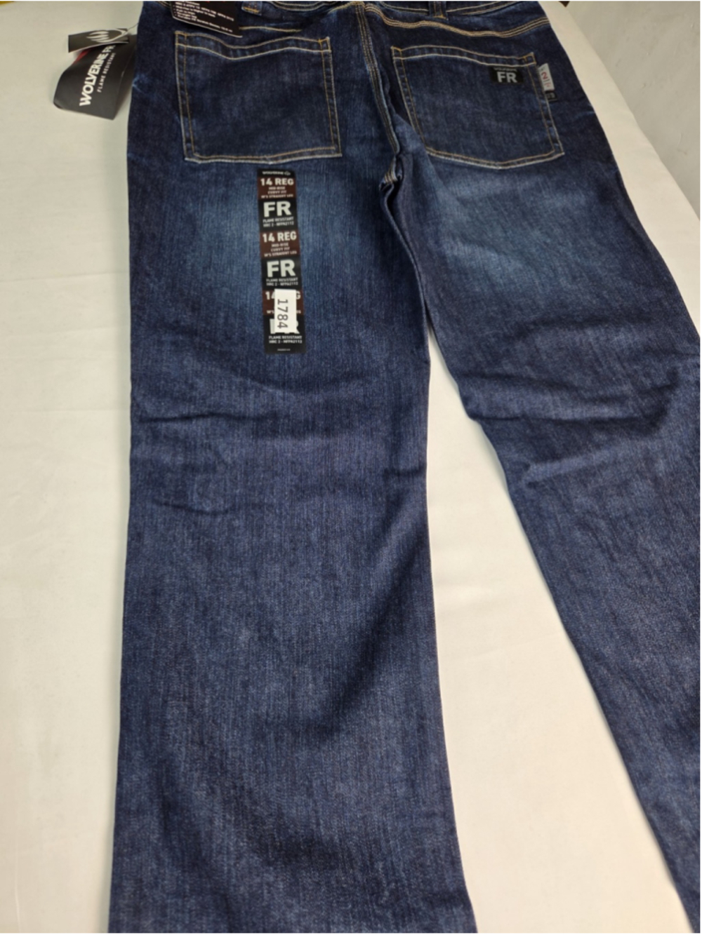 Wolverine FR Womens Flame Resistant Straight Leg Jeans Size 14 Regular NWT #1784
